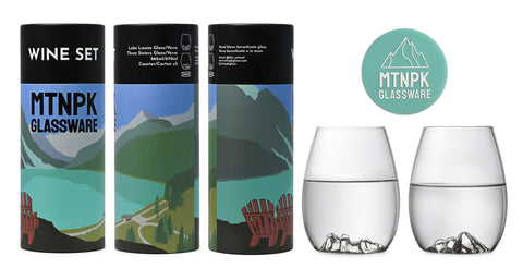 Lake Louise & Three Sisters | Wine Set - The Local Space