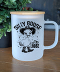 Silly Goose on the Loose | Glass Mug - The Local Space