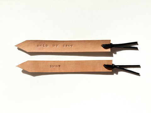 Leather Bookmarks - The Local Space