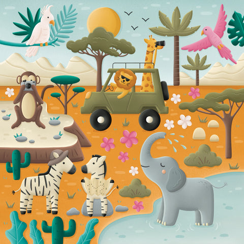 Safari Adventure 36 Piece Puzzle