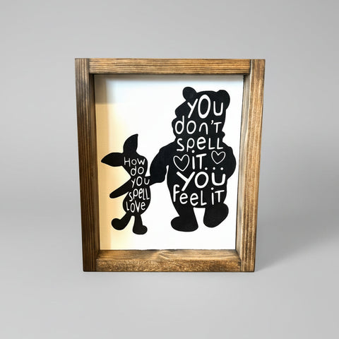Winnie the Pooh | Wood Sign - The Local Space