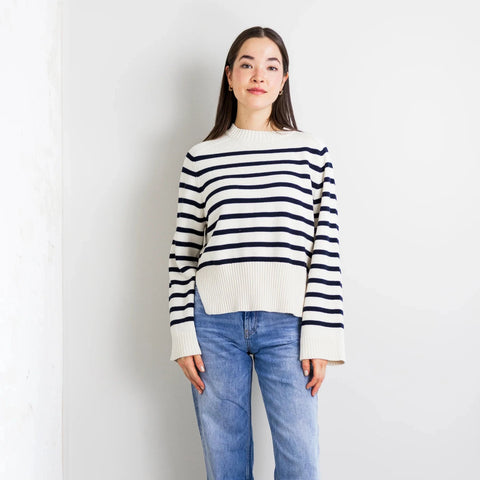 Addie Knit Pull-Over in Stripe