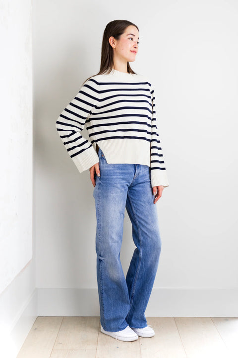 Addie Knit Pull-Over in Stripe