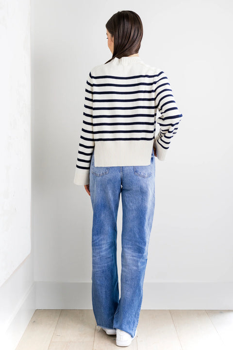 Addie Knit Pull-Over in Stripe