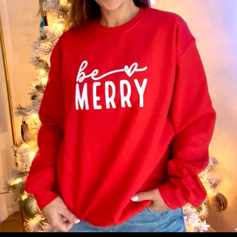 Be Merry Crewneck - The Local Space