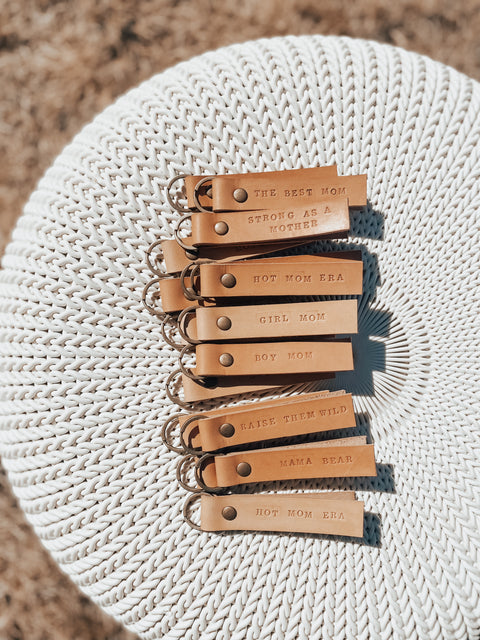 Leather Key Tags - The Local Space
