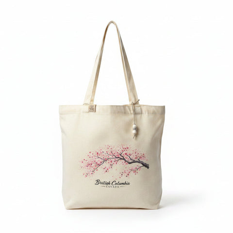 BC Cherry Blossom Tote Bag