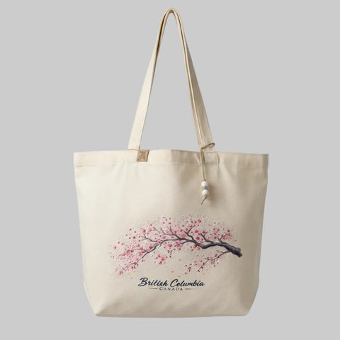 BC Cherry Blossom Tote Bag