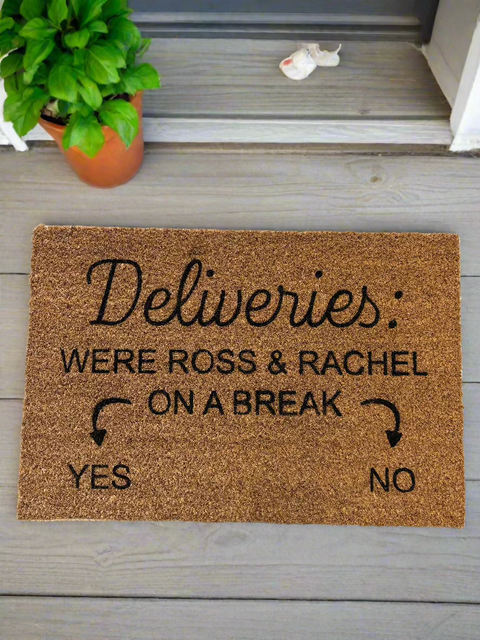 Were Ross and Rachel on a Break? | Doormat