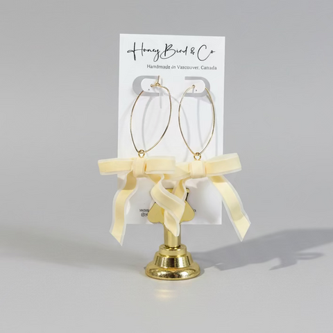 Handcrafted Earrings - Polymer Clay & Gold Plated Earrings