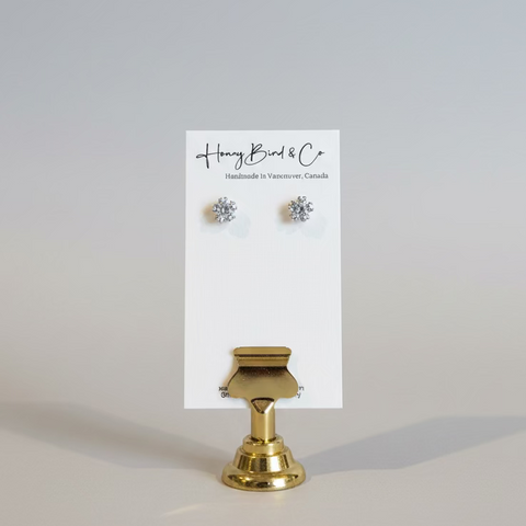 Handcrafted Earrings - Polymer Clay & Gold Plated Earrings