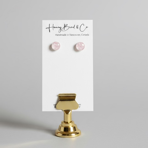 Handcrafted Earrings - Polymer Clay & Gold Plated Earrings