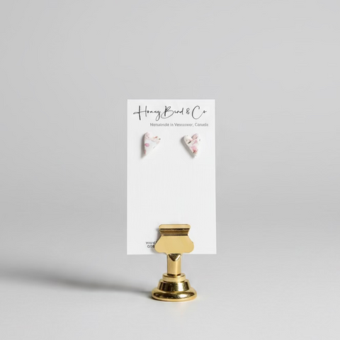Handcrafted Earrings - Polymer Clay & Gold Plated Earrings