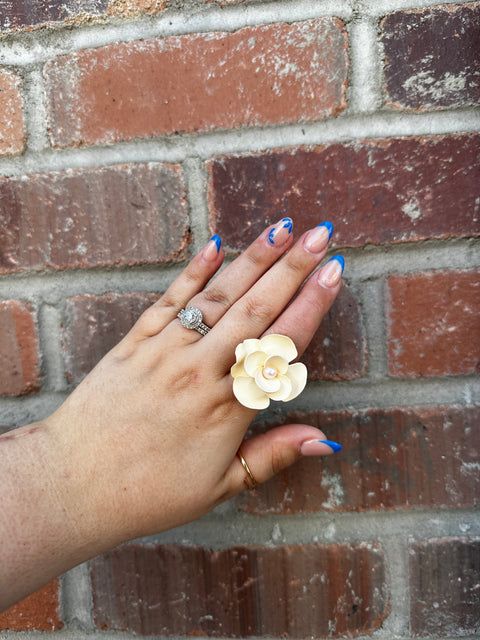 Adjustable Rings  - Polymer Clay & Gold Plated Rings - The Local Space