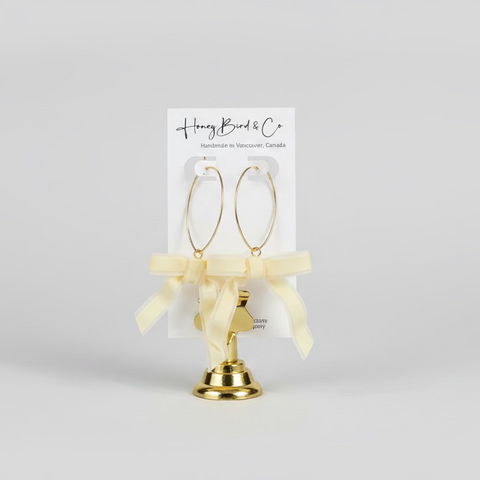 Handcrafted Earrings - Polymer Clay & Gold Plated Earrings