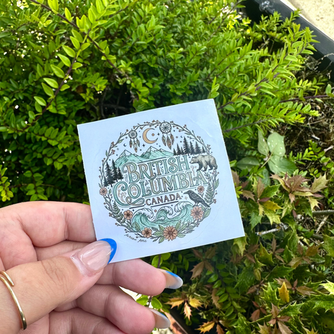 British Columbia Canada Waterproof Sticker