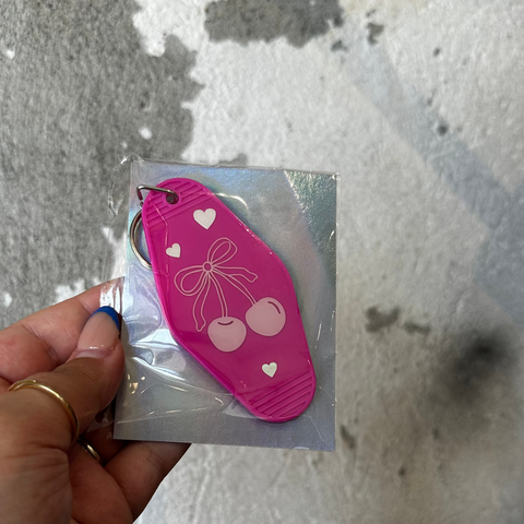 Cherries - Motel Keychain