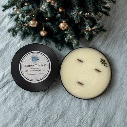 Christmas Tree Farm | Triple Wood Wick Candle - The Local Space
