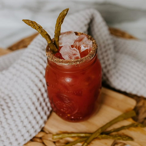 Preserved Canning Pickled Asparagus - Dill & Garlic Pickled Asparagus (750ml)