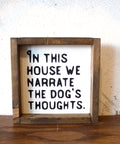 In This House... | Wood Sign - The Local Space