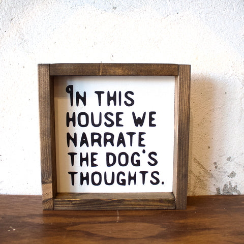 In This House... | Wood Sign - The Local Space