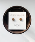 Leather Stud Earrings - The Local Space