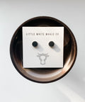 Leather Stud Earrings - The Local Space