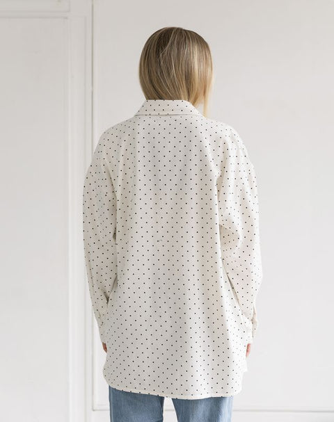 Light Weight Shania Jacket - Cream & Black
