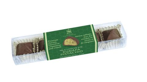 Milk Chocolate with Pistachio and Kunafa Box - The Local Space