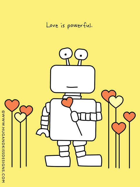 Battery Powered Love | Greeting Card