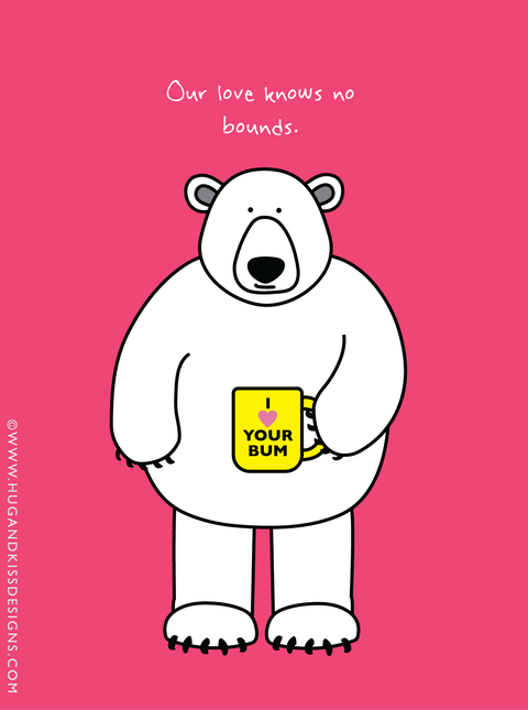 I Love Bums | Greeting Card