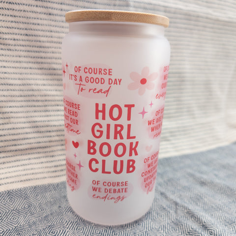 Hot Girl Book Club | Glass Can