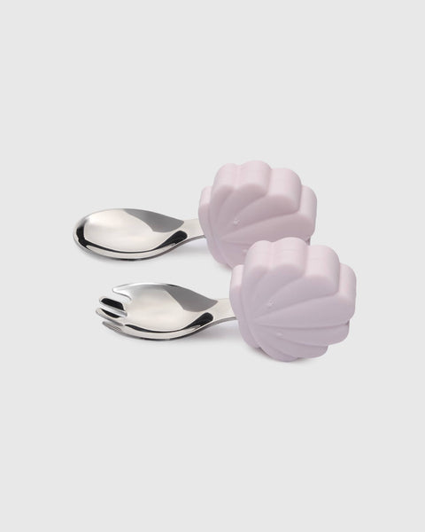Learning Utensils Set - Skylar Shell