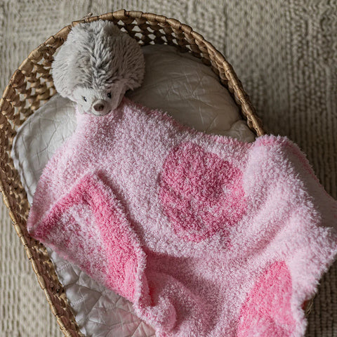 Cotton Candy Strawberry Print Lovey