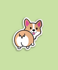 Corgi Butt | Sticker - The Local Space