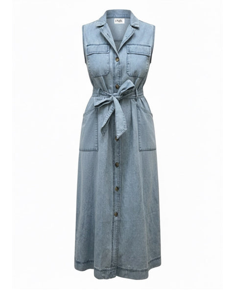 Melody Denim Button Dress