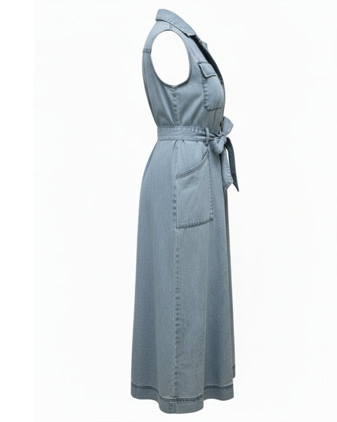Melody Denim Button Dress
