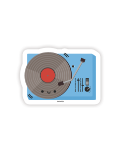 Record Player Sticker