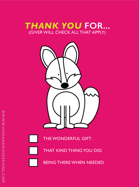 Thank You For | Greeting Card