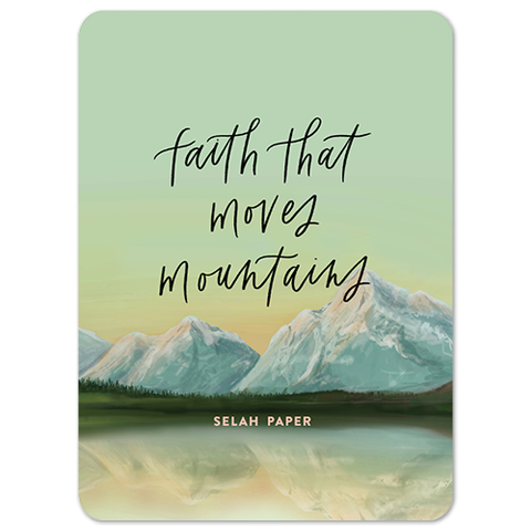 Faith That Moves Mountains | Sticker - The Local Space