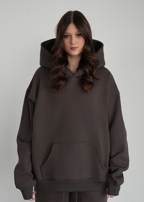 Heavyweight Pullover Hoodie — Truffle (v3)