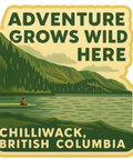 Adventure Grows Wild Here | Sticker - The Local Space