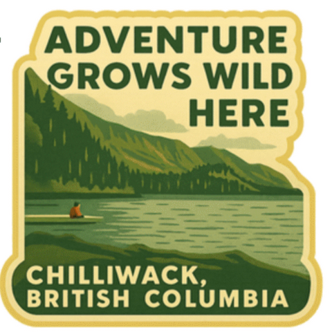 Adventure Grows Wild Here | Sticker - The Local Space