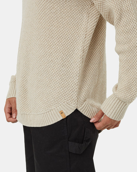 Broughton Sweater - Pale Oat Heather