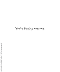 Fuck Us Awesomely | Greeting Card - The Local Space