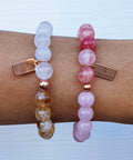 Kunzite + Cherry Quartz | Bracelet - The Local Space