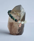 Moss Agate + Moonstone | Bracelet - The Local Space