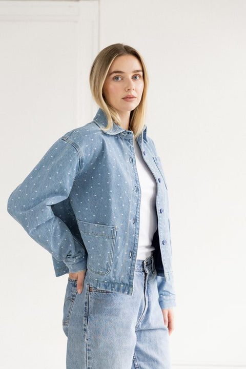 Floral Denim Jacket