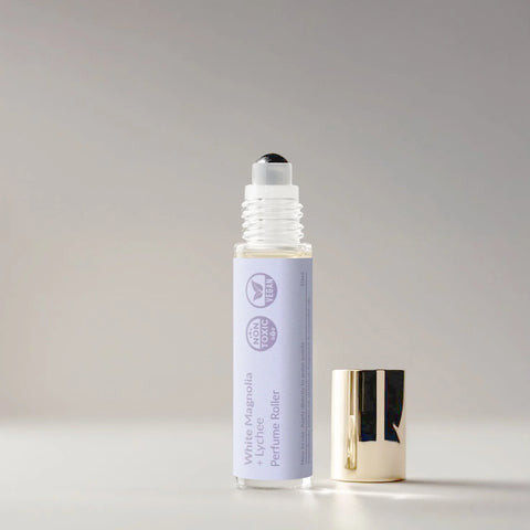 White Magnolia + Lychee Perfume Roller - No.17
