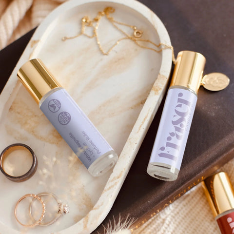 White Magnolia + Lychee Perfume Roller - No.17
